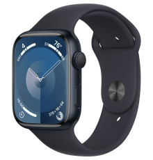 Смарт-часы Apple Watch Series 9 GPS 45mm Midnight Aluminium Case with Midnight Sport Band - M/L