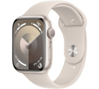Смартгодинник Apple Watch Series 9 GPS 45mm Starlight Aluminium Case with Starlight Sport Band – M/L