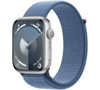 Смарт-часы Apple Watch Series 9 GPS 45mm Silver Aluminium Case with Winter Blue Sport Loop