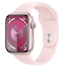 Смарт-часы Apple Watch Series 9 GPS 45mm Pink Aluminium Case with Light Pink Sport Band - M/L