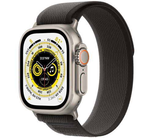 Смарт-часы Apple Watch Ultra GPS + Cellular 49mm Titanium Case with Black/Gray Trail Loop - S/M