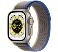 Смартгодинник Apple Watch Ultra GPS + Cellular 49mm Titanium Case with Blue/Gray Trail Loop – S/M