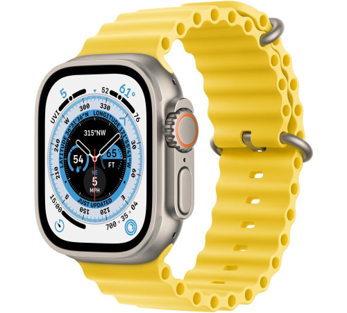 Смарт-часы Apple Watch Ultra GPS + Cellular 49mm Titanium Case with Yellow Ocean Band