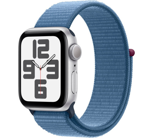 Смарт-часы Apple Watch SE GPS 40mm Silver Aluminium Case with Winter Blue Sport Loop
