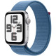 Смарт-часы Apple Watch SE GPS 44mm Silver Aluminium Case with Winter Blue Sport Loop