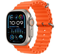 Смарт-часы Apple Watch Ultra 2 GPS + Cellular, 49mm Titanium Case with Orange Ocean Band