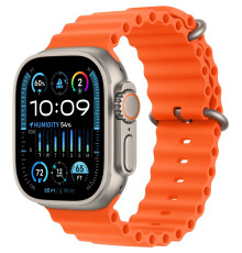 Смарт-часы Apple Watch Ultra 2 GPS + Cellular, 49mm Titanium Case with Orange Ocean Band
