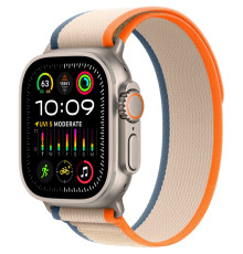 Смарт-часы Apple Watch Ultra 2 GPS + Cellular, 49mm Titanium Case with Orange/Beige Trail Loop - M/L
