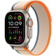 Смарт-часы Apple Watch Ultra 2 GPS + Cellular, 49mm Titanium Case with Orange/Beige Trail Loop - M/L
