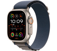 Смарт-часы Apple Watch Ultra 2 GPS + Cellular, 49mm Titanium Case with Blue Alpine Loop - Medium