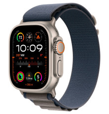 Смарт-часы Apple Watch Ultra 2 GPS + Cellular, 49mm Titanium Case with Blue Alpine Loop - Medium