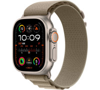 Смартгодинник Apple Watch Ultra 2 GPS + Cellular, 49mm Titanium Case with Olive Alpine Loop – Medium