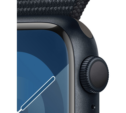 Смарт-часы Apple Watch Series 9 GPS 41mm Midnight Aluminium Case with Midnight Sport Loop