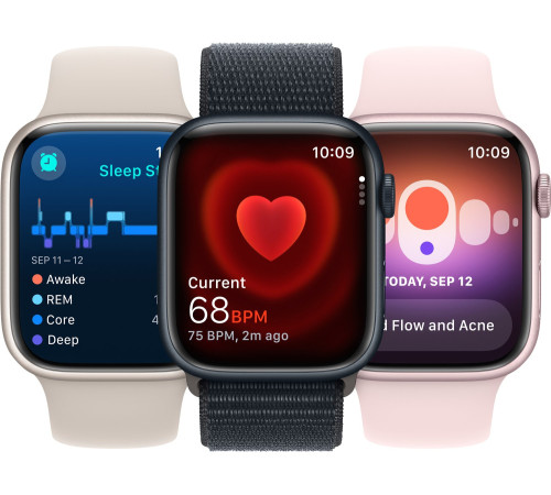 Смарт-часы Apple Watch Series 9 GPS 41mm Midnight Aluminium Case with Midnight Sport Loop