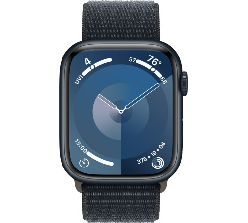 Смарт-часы Apple Watch Series 9 GPS 45mm Midnight Aluminium Case with Midnight Sport Loop