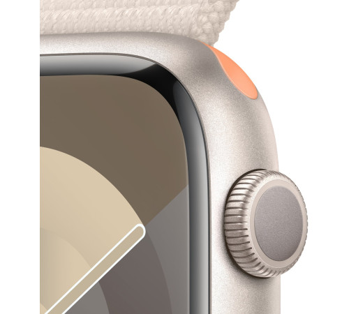 Смарт-часы Apple Watch Series 9 GPS 45mm Starlight Aluminium Case with Starlight Sport Loop