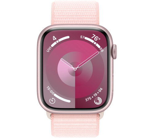 Смарт-часы Apple Watch Series 9 GPS 45mm Pink Aluminium Case with Light Pink Sport Loop