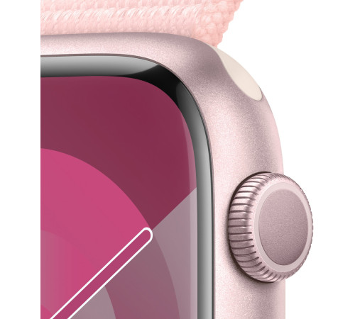 Смарт-часы Apple Watch Series 9 GPS 45mm Pink Aluminium Case with Light Pink Sport Loop