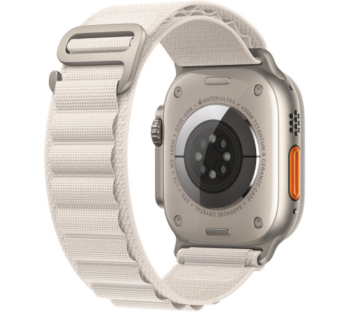 Смарт-часы Apple Watch Ultra GPS + Cellular 49mm Titanium Case with Starlight Alpine Loop Medium