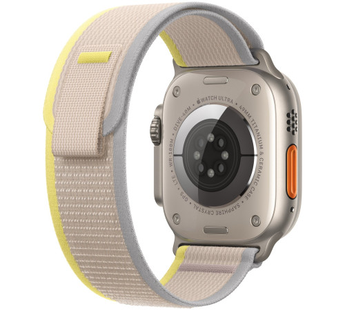 Смарт-часы Apple Watch Ultra GPS + Cellular 49mm Titanium Case with Yellow/Beige Trail Loop - S/M
