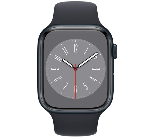 Смарт-часы Apple Watch Series 8 GPS 45mm Midnight Aluminium Case with Midnight Sport Band