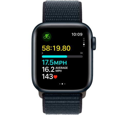 Смарт-часы Apple Watch SE GPS 40mm Midnight Aluminium Case with Midnight Sport Loop