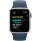 Смарт-часы Apple Watch SE GPS 40mm Silver Aluminium Case with Storm Blue Sport Band - S/M