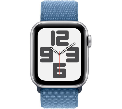 Смарт-часы Apple Watch SE GPS 40mm Silver Aluminium Case with Winter Blue Sport Loop