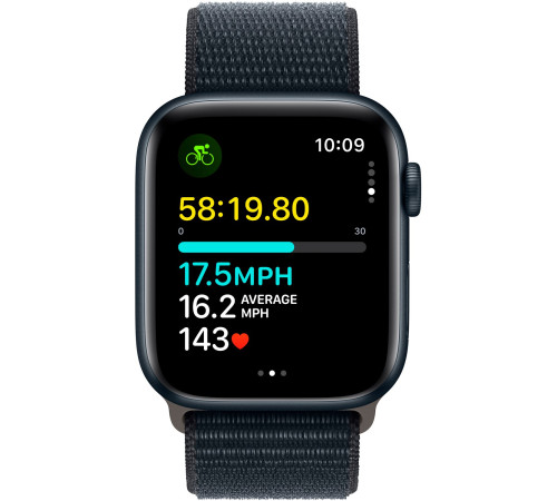 Смарт-часы Apple Watch SE GPS 44mm Midnight Aluminium Case with Midnight Sport Loop