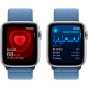 Смарт-часы Apple Watch SE GPS 44mm Silver Aluminium Case with Winter Blue Sport Loop