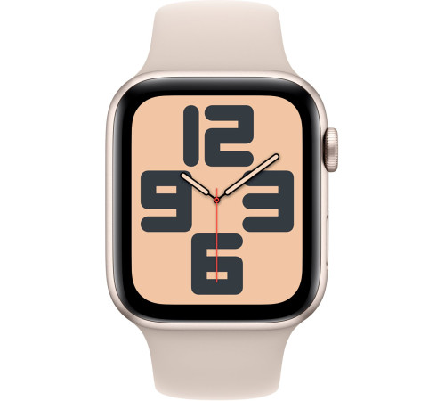 Смарт-часы Apple Watch SE GPS 44mm Starlight Aluminium Case with Starlight Sport Band - M/L