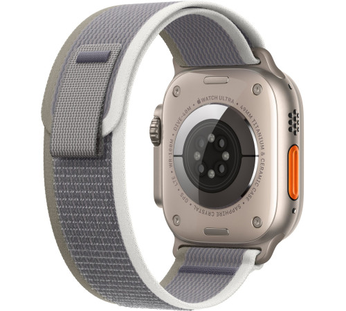 Смарт-часы Apple Watch Ultra 2 GPS + Cellular, 49mm Titanium Case with Green/Grey Trail Loop - M/L
