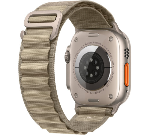 Смарт-часы Apple Watch Ultra 2 GPS + Cellular, 49mm Titanium Case with Olive Alpine Loop - Medium