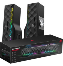 Саундбар 2E-PCS232BK Soundbar, 2.0, USB, Black (2E-PCS232BK)