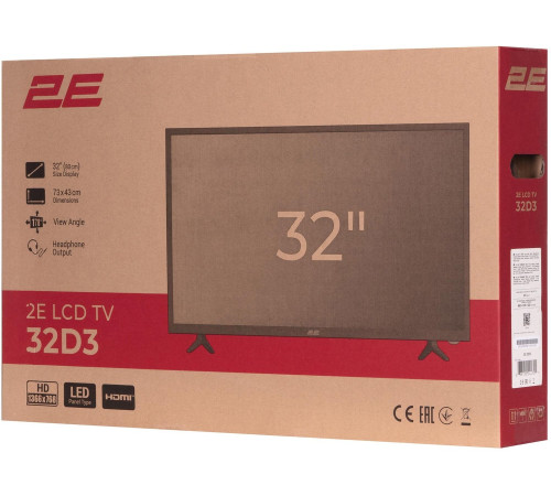 Телевізор 2E 32D3 (2E-32D3)