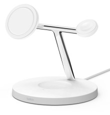Бездротовий ЗП Belkin MagSafe 3in1 Wireless Charger White