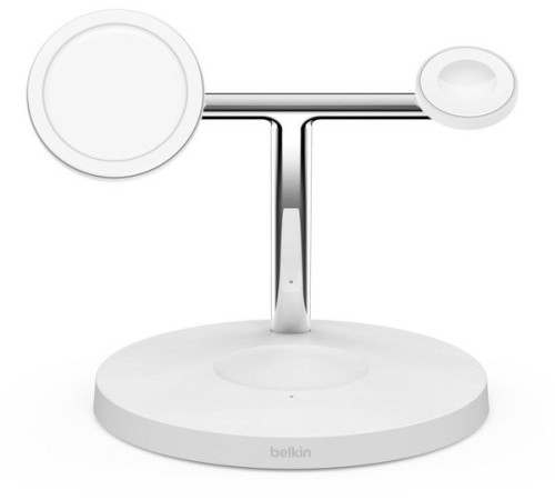 Бездротовий ЗП Belkin MagSafe 3in1 Wireless Charger White