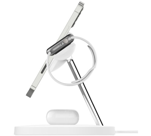 Бездротовий ЗП Belkin MagSafe 3in1 Wireless Charger White