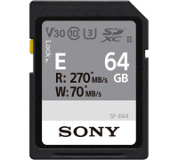 Карта пам'яті Sony 64GB SDXC C10 UHS-II U3 V60 R270/W70MB/s Entry