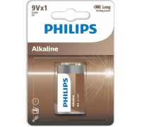 Батарейка Philips Krona bat Alkaline 1шт (6LR61A1B/10)