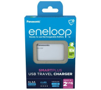 Зарядний пристрій Panasonic USB in/out з функцією Power Bank+4AA 2000 mAh