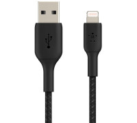 Кабель Belkin USB-A - Lightning, BRAIDED, 2m Black