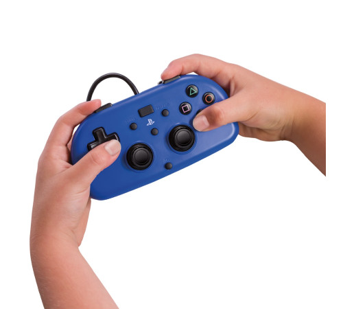 Геймпад дротовий Mini Gamepad для PS4, Blue