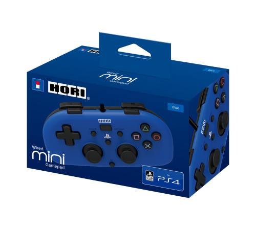 Геймпад дротовий Mini Gamepad для PS4, Blue