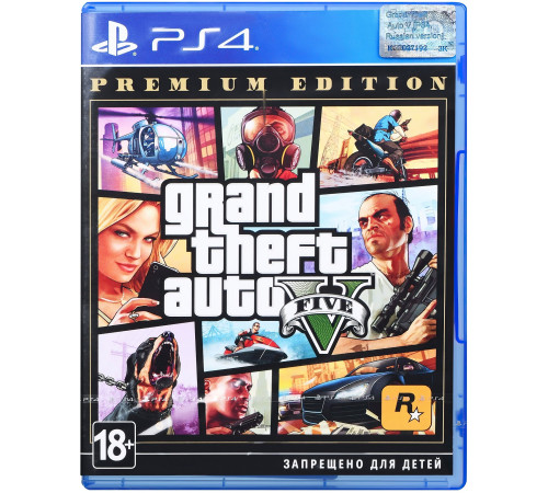 Гра консольна PS4 Grand Theft Auto V Premium Edition, BD диск