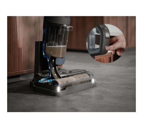 Вертикальный пылесос (1В1) Electrolux 800 Wet&Dry Cordless cleaner EW81U3DB