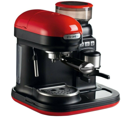 Ріжкова кавоварка еспресо Ariete 1318 Espresso Moderna Red (1318/00) (00M131800AR0)
