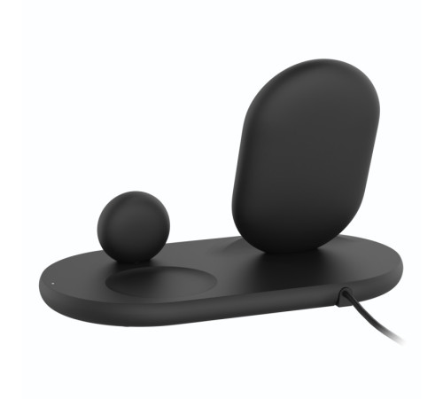 Бездротовий ЗП Belkin 3-in-1 Wireless Pad/Stand/Apple Watch Black