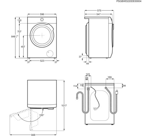 Стиральная машина Electrolux EW7WO368SU