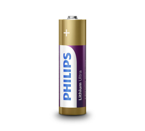 Батарейка Philips AA bat Alkaline 4шт Lithium Ultra (FR6LB4A/10)